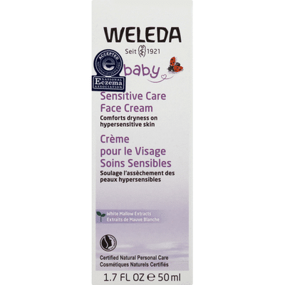 weleda sensitive care face cream baby