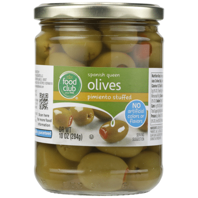 Food Club Pimiento Stuffed Spanish Queen Olives