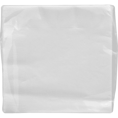 Sensations Napkins, White, 2 Ply