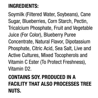 Silk Blueberry Soy Milk Yogurt Alternative