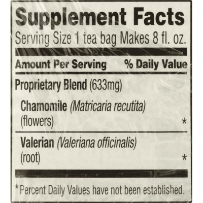 Celestial Seasonings Sleepytime Extra Caffeine Free Herbal Supplement Tea Bags