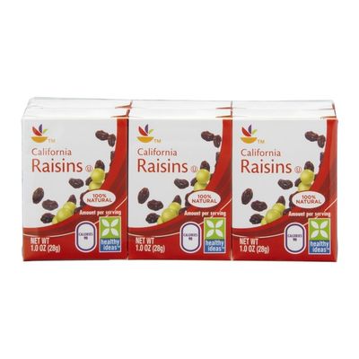 SB California Raisins - 6 CT