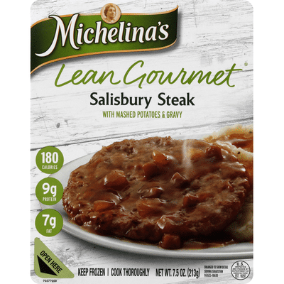 Michelina's Lean Gourmet Salisbury Steak with Mashed Potatoes & Gravy Frozen