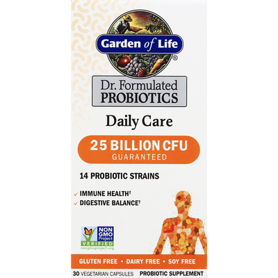 Garden of Life Probiotics, Daily Care, Vegetarian Capsules