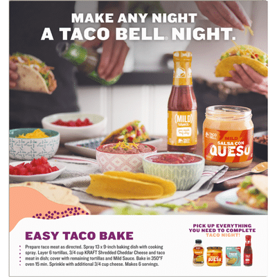 Taco Bell Soft Tortillas Taco Dinner Kit
