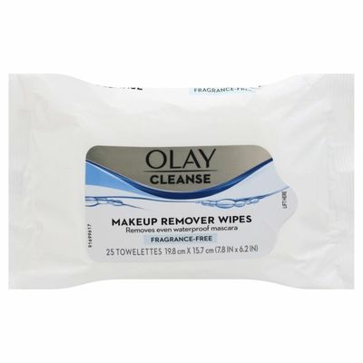 OLAY Makeup Remover Wipes, Fragrance Free