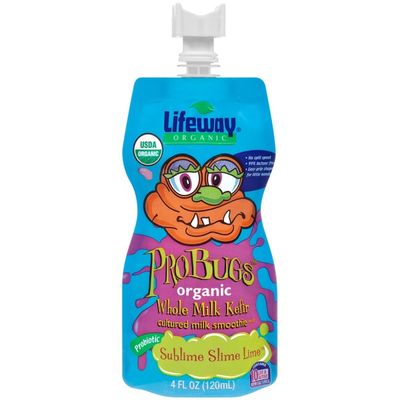 Download Lifeway ProBugs Sublime Slime Lime Organic Whole Milk Kefir Cultured Milk Smoothie (4 fl oz ...