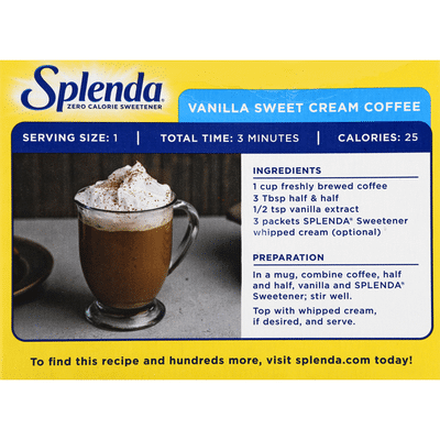 Splenda No Calorie Sweetener, Packets