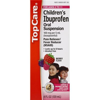 TopCare Ibuprofen, Children's, Oral Suspension, Berry Flavor