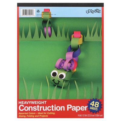 U Create Construction Paper, Heavyweight, 48 Sheets, Not Packed