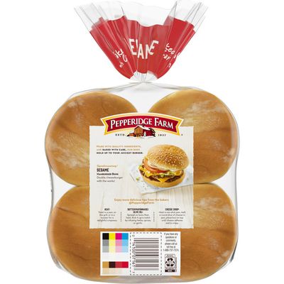 Pepperidge Farm Sesame Topped Hamburger Buns