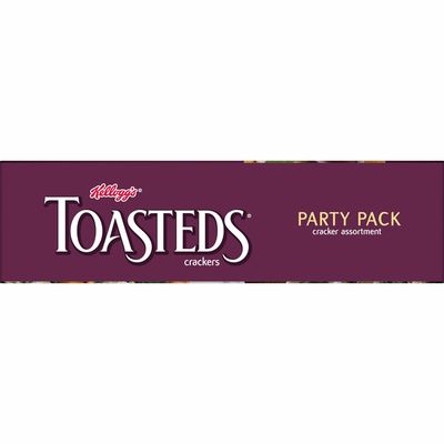 Kellogg's Toasteds Crackers, Toasted Crackers, Variety Pack