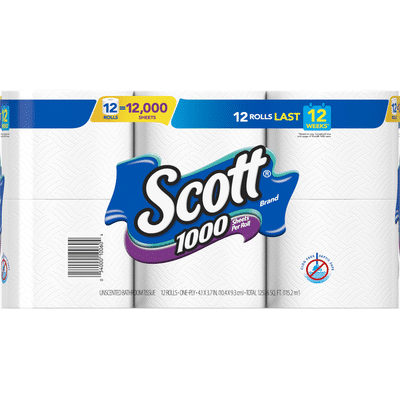 Scott 1000 Toilet Paper Bath Tissue