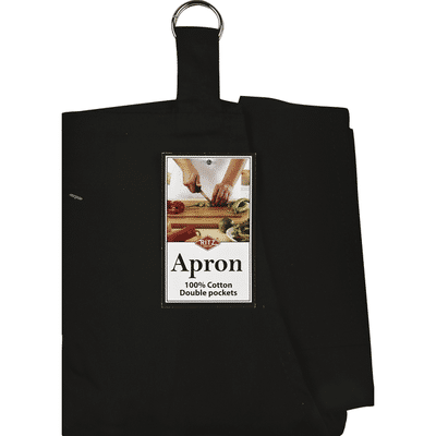 Ritz Apron, Solid, Black