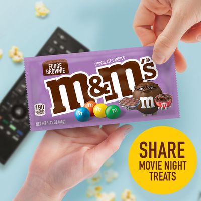 M&M's Fudge Brownie Singles Size Chocolate Candy