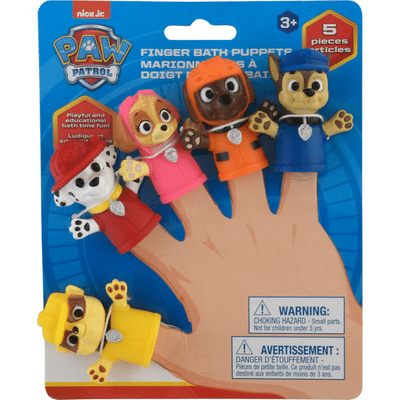 Paw Patrol Finger Bath Puppets (5 each) - Instacart