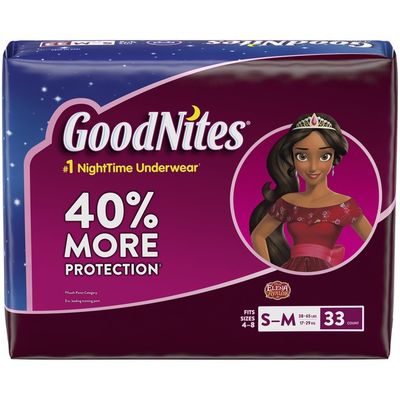 GoodNites Bedtime Bedwetting Underwear for Girls