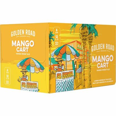 Golden Road Brewing Mango Cart Wheat Ale Craft Beer Cans