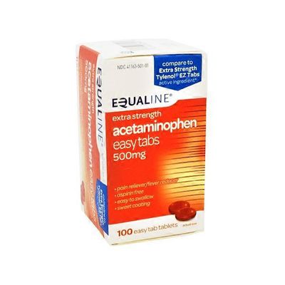 Equaline Extra Strength Pain Relief Acetaminophen Easy Tabs