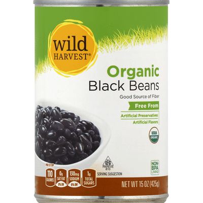 Wild Harvest Black Beans, Organic