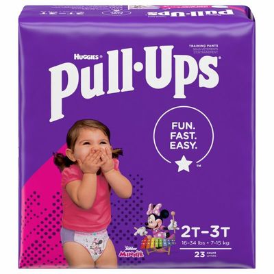 Pull-Ups Girls' Potty Training Pants Size 4, 2T-3T