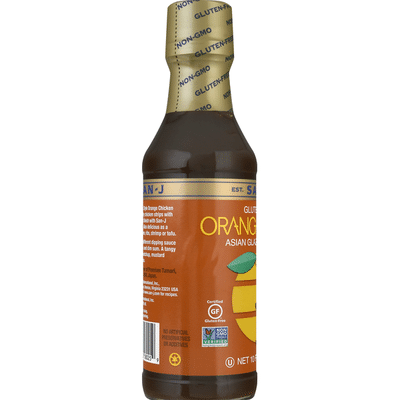 San-J Asian Glaze & Stir-Fry, Gluten Free, Orange Sauce