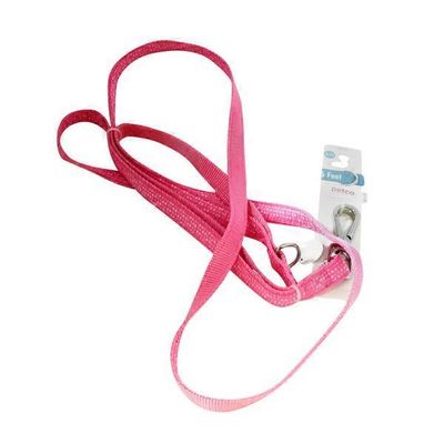 Petco Pink & White Dotted Dog Leash