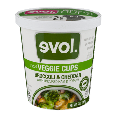 Evol Broccoli & Cheddar Veggie Cups