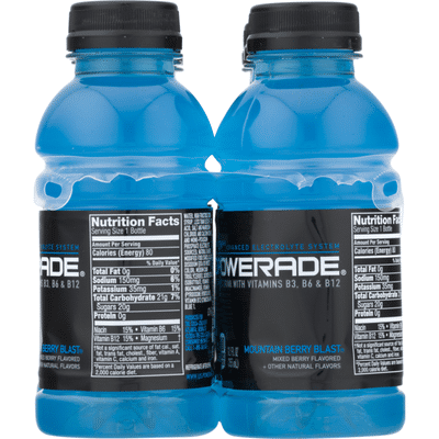 Powerade Sports Drink Mountain Berry Blast - 6 PK