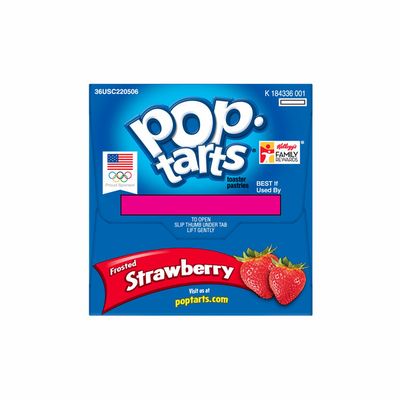 Kellogg's Pop-Tarts Breakfast Toaster Pastries, Frosted Strawberry