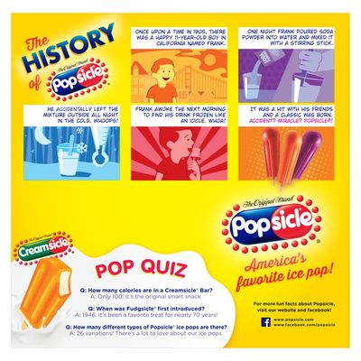 Popsicle Ice Pops Orange Cherry Grape