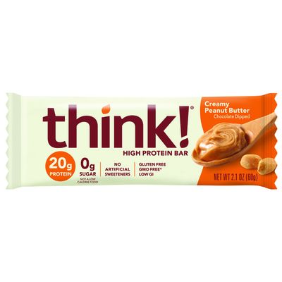 think! High Protein Bar, 20g Protein, Creamy Peanut Butter