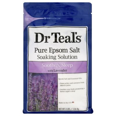 Dr. Teal's Soaking Solution, Epsom Salt, with Lavender