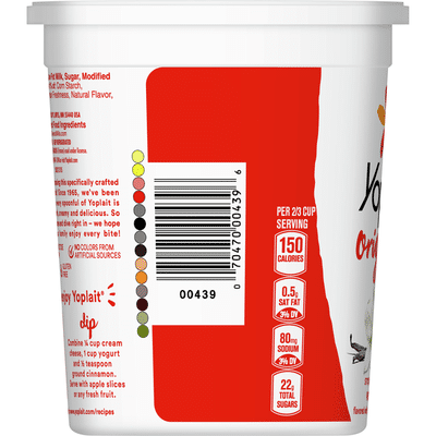 Yoplait Original Yogurt, Vanilla, Low Fat Yogurt