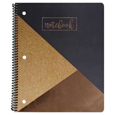 U Style Notebook, 1 Subject, College Ruled, 80 Sheets, Block Party