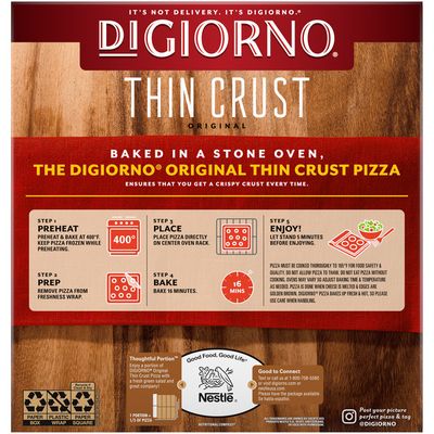 DiGiorno Pepperoni Frozen Pizza with Original Thin Crust