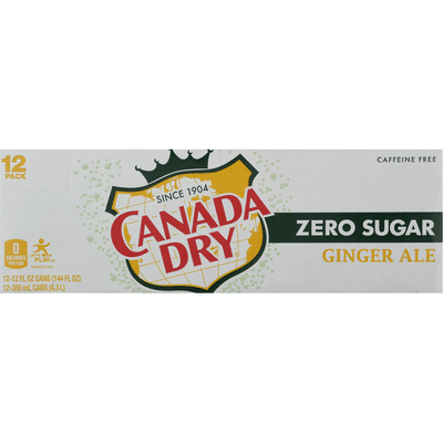 Canada Dry Zero Sugar Ginger Ale