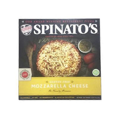 Spinato's Mozzarella Cheese Handcrafted Pizza