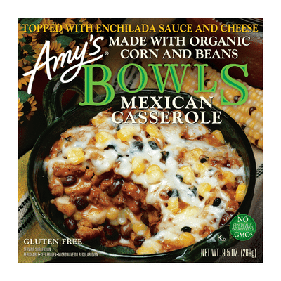 Amy's Amy's Frozen Bowls, Mexican Casserole, Gluten free ...
