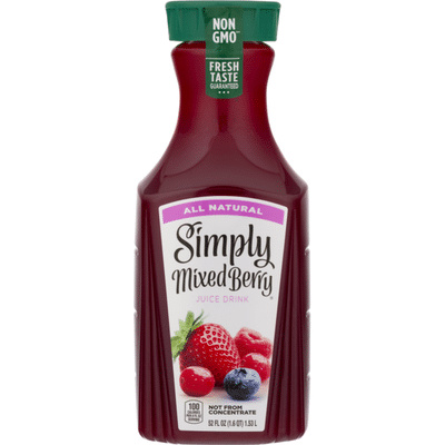 Simply Mixed Berry Fruit Juice