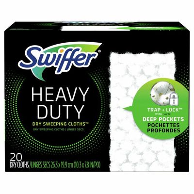 Swiffer Heavy Duty Multi-Surface Dry Cloth Refills For Floor Sweeping