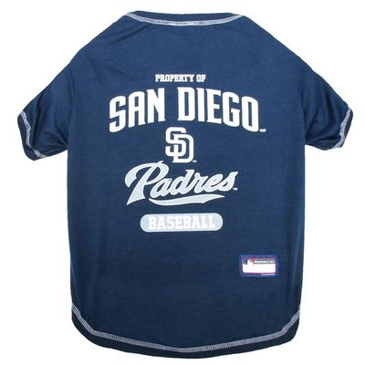 Pets First Medium MLB San Diego Padres Dog Tee Shirt