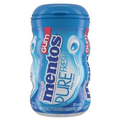 Mentos Gum, Sugarfree, Fresh Mint