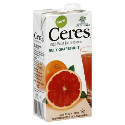 Ceres 100% Fruit Juice Blend, Ruby Grapefruit