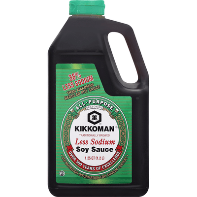 Kikkoman Soy Sauce, Less Sodium