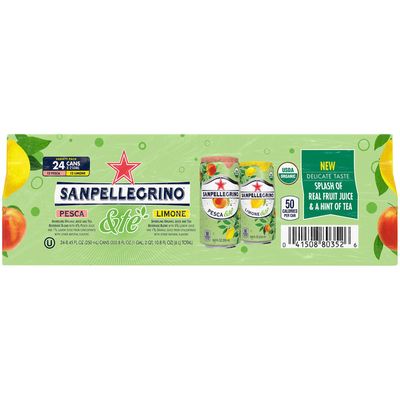 San Pellegrino & Te Pesca-Limone, 24 X 8.45 oz