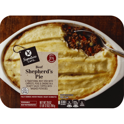 Signature Cafe Pie, Shepherd's, Beef