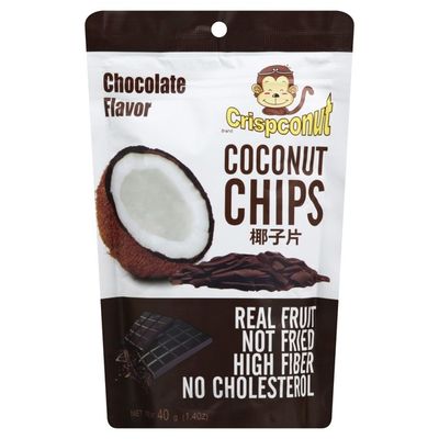 Crispconut Coconut Chip, Chocolate Flavor