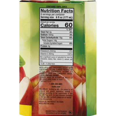 Mott's 100% Juice, Apple Pineapple