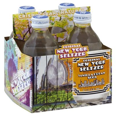 Original New York Seltzer Soda, Vanilla Cream